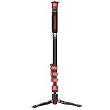 IFOOTAGE Cobra 3 A180F Aluminium-Einbeinstativ mit Füßen, kompatibel mit Sony Canon Nikon DSLR-Kameras