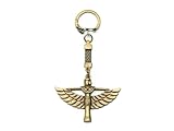 Miniblings Isis Figur Schlüsselanhänger Ägypten Göttin Gottheit bronze - Handmade Modeschmuck I Anhänger Schlüsselring Schlüsselband Keyring