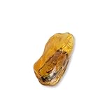 Budawi® Echter Bernstein Trommelstein 30 bis 35 mm Naturbernstein inklusive Echtheitszertifikat und Aufbewahrung im Organzasäckchen – fossiles Harz als Handschmeichler
