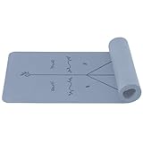 Good Nite Yogamatte Gymnastikmatte TPE 6mm Rutschfest Sportmatte Fitnessmatte Trainingsmatte Pilates Matte Hautfreundlich Phthalatfrei 183x61cm Yoga Pilates Homegym Workout