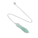 YOPI Natürliches Achat-Kugelpendel – Amethyst-Pharaonenzepter-Anhänger for Wahrsagerei und spirituelle Heilung(GreenEastMausoleum)