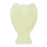 Lebensquelle Plus Engel Schutzengel aus Edelstein stehend (Chinajade)
