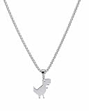 TPZORJX 1 Stück Titanium Dinosaurier Kiel Halskette, Frauen-Halskette, Anti-Allergie-Halskette, Damen-Schmuck, Geschenke für Freunde, Paare, Ehefrauen