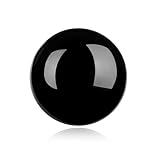 Sahoottie Obsidian Stein Kristallkugel 40mm Natürlich Kristalle Edelsteine Wahrsager Kugel Heilenden Kristallsteinkugeln für Heimdekoration Meditation Reiki Chakraausgleich Dekoration Geschenk