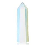 XIANNVXI 2' Opal Kristalle Heilung Kristall Wand Edelsteine Steine Turm Natürliche Hexagonal Punkt Stäbe Meditation Energie Therapie Steine