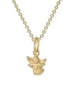 trendor Engel-Anhänger 333 Gold Mit Vergoldeter Silberkette für Kinder zeitloses Schmuckstück für Kids, zauberhafte Geschenkidee 28966-40 40 cm