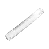 NKlaus Selenit Stab 15 x 2 cm – Energiestab zur Aura-Reinigung & Meditation, ideal für Chakra-Heilung, Schutzstein für Reiki & spirituelle Praxis