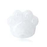 QINJIEJIE Katzenpfote Kristall Bergkristall Dekostein Handschmeichler Geschenk für Katzenliebhaber Frauen Adventskalender füllung Glücksbringer Silvester mini Geschenke