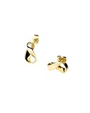 Purelei® Twist Ohrstecker – Elegante Möbius-Form für Balance & Harmonie, aus hochwertigem Edelstahl in Gold, Silber & Roségold (Gold)