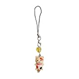Kobeleen Niedlicher Katzen-Anhänger, Handykette, Riemen, Herz-Charme, Schlüsselanhänger, Telefon-Lanyard, Harz, Schlüsselanhänger, Tasche, Rucksack, Ornament, Party-Schmuck
