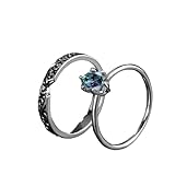 Alexandrit-Ring, handgefertigter feiner Schmuck, Ring aus 925er Sterlingsilber für Frauen, alltäglicher, zierlicher Ring, Hochzeitstag, Geschenk für Sie, Edelstein-Ring mit Geburtsstein Juni