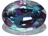 JAGDAMBA GEMS 11,25 Ratti / 10,42 Karat Laborzertifizierter Alexandrit-Stein, ausgezeichnete Qualität, AA++, loser Edelstein, freie Größe, natürlicher Alexandrit, loser Edelstein, Alexandrit, free