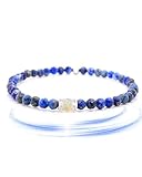 Liberty Angels - Edelstein Armband aus 925er Silber & Opal - Edelstein Armband Damen & Herren - Heilsteine Schmuck Armbänder - Hochwertiger Edelstein Schmuck - Heilstein Armband echte Steine