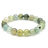 Edelstein Armband mit 8 mm runden Perlen aus Naturstein – Handgefertigtes Schmuckstück für Damen & Herren – Durchmesser 18–19 cm – Geschenk für Damen & Herren - Energie, Balance & Still