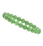 Emilys Gems Kraft - Power - Chakra Armbänder | Dehnbar | 8mm Naturstein - Für Ihr Wohlbefinden - Jade