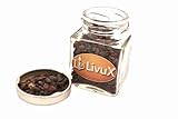 LivuX 25g Bernstein (Succinit) Räucherharz im Glas – Reines fossiles Harz – Für spirituelle Reinigung, Schutz & Transformation 1237