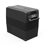 Alpicool NCF55 55L Kompressor Kühlbox 12V tragbarer Mini-Kühlschrank elektrische Gefrierbox klein Gefrierschrank für Auto camping, Lkw, Boot, -20℃ bis 20℃(Schwarz)