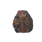 Chiastolith-Platte, poliert, 25 bis 40 mm, Naturstein für Heilstein, Platte Andalusit, 1 Stück