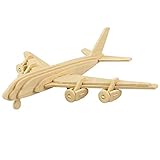 Georgie Porgy 3D Holz Puzzle flugzeugmodell holzhandwerk Baukasten Kinder Spielzeug (jp270 Flugzeug 35 stücke)