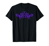 Lila Wicca-Pentagramm heidnische Hexe T-Shirt T-Shirt