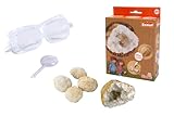 Simba 109452662 - Scout Geoden zum Aufbrechen (5 Steine) - interaktives Forscher- und Entdecker-Spielzeug für Kinder ab 5 Jahre inkl. Lupe & Schutzbrille, je 3-4 cm groß