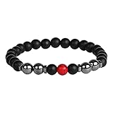 Anti-Schwellung Schwarzer Obsidian Schlankheits-Fußkettchen, Lymphdrainage Natürliche Magnetfeldtherapie Obsidian-Perlen-Armband-Fußkettchen,Damen Herren Gewichtsverlust Anti-Krampfadern-Fußkettchen