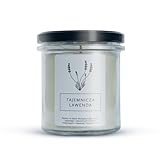 Hagi Mysterious Lavender Sojakerze, Lavendel Kerze im Glas, Blumenduft, Lavendelöl, Brenndauer ca. 75 h, Bergamotteöl, Vegan, Sojawachs, Natürlich