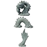 Beaupretty Chinesische Drachenstatue Aus Sandstein Aquarium Dekoration Kunstharz Orientalischer Drache Asiatischer Garten Fengshui Drachenfigur Für Wohlstand Und Erfolg