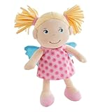 HABA Schutzengel Finja – Kuschelige Stoffpuppe (20 cm), perfektes Willkommensgeschenk für Babys & Kleinkinder – Waschbar bei 30 °C – 1304103001