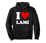 Rotes Herz Ich Liebe Lami Pullover Hoodie