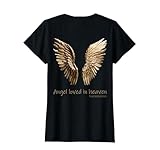Engel geliebt im Himmel goldene Flügel Himmel-Spruch T-Shirt