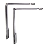 WUSJCOF 2 PCS Edelstahl-Wünschelruten Energiestab Zur Wasser-Aufspürung