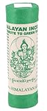 GURU SHOP Himalayan Incense, Tibetische Räucherstäbchen, Natürliches Räucherwerk - Tribute Green Tara, 11x3x3 cm