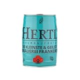 Hertl Opa's Liebling Kellerbier - Fränkisches Kellerbier aus der Braumanufaktur Hertl | Bernsteinfarben | Mild, Malzig | 5L FASS 4.8% vol