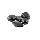 Heka Naturals Shungit-Trommelsteine | 50g - Edelstein zu Wasserreinigung, Mineralisierung und Entgiftung - Anti-Stress-Chakra Spirituelle Heilkristalle - Natürlicher Wasserfiltersteine…