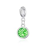 Philip Jones Geburtsstein-Anhänger August (Peridot) mit Zirkonia-Kristallen