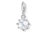 Thomas Sabo Damen-Charm-Anhänger Geburtsstein April 925 Sterlingsilber