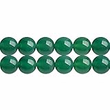 SKYBEADS Natürliche Grün Achat 4mm Edelstein Lose Perlen für Schmuckherstellung 38cm Strang Approx 90 Stück