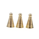 PRETYZOOM 3st Räucherform Turm Aus Messing Räucherkegel Formen Selber Machen Weihrauchturm Kegelbrenner Räucherstäbchenform Selber Machen Weihrauch Zubehör Turm Weihrauch Kupfer Golden