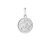 NKlaus Löwe Sternzeichen 925 Sterlingsilber 12mm Kettenanhänger Horoskop Zodiak 9141