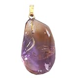 Ametrin Trommelstein | Ametrin Edelstein Schmuck | Ametrin Rohstein poliert