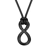 FaithHeart Wikinger Rune Anhänger für Herren Damen, Infinity Unendlichkeit Schmuck mit Rune Symbol, Wikinger Amulett mit Geschenkbox für Weihnachten Geburtstag