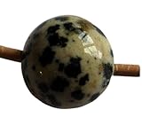 Steinkugel 12 mm gebohrt Dalmatinerstein (Aplit)