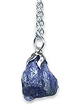 TENET - Anhänger Halskette Mineralien Halbedelsteine Schmuck handgefertigt (TANZANITE) (88300900), Tansanit
