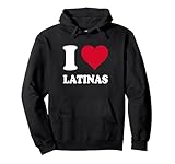 Rotes Herz Ich Liebe Latinas Pullover Hoodie