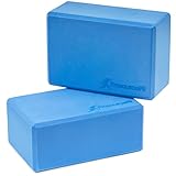 ProsourceFit Foam Yoga Blocks, High Density Eva Yoga Bricks 4”x 6” x 9” (Set of 2)