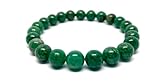 Joyas Minerales Jade-Armband – 100% echte Natursteine | Bequem & elegant | Elastische koreanische Schnur | Inkl. Geschenkbox (Jade, 6mm)