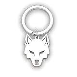 Zynara Wolf Schlüsselanhänger Glücksbringer,Geschenk für Frauen, Tierischer Taschenanhänger, Auto Schlüsselanhänger,Geschenk zur Einschulung, Weihnachtsgeschenke Wolf Dekor