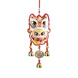 Frühlingsfest 2025 Deko Windspiel Anhänger mit Schlangenmotiv für Wohnzimmer (2)