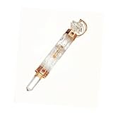 Jet International Brillanter Kristallquarz Merkaba Chakra Stick Heilung Mini Wand Nepal Indien Aura Energiebilanz Cabochons Liebe Seltener Stick Chakra Ausgleichsenergie Himalaya Bergkristall Reiki M